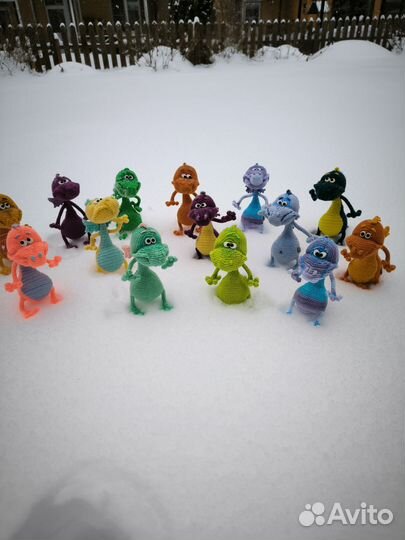 Вязаный дракончик