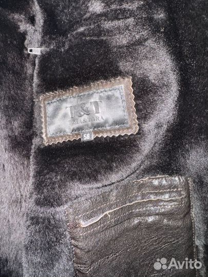 Дубленка натуральная мужская 58