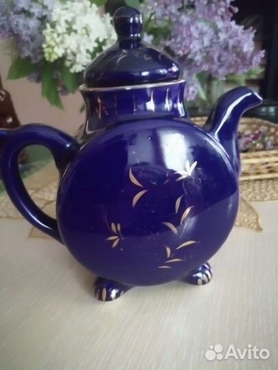 Чайник заварочный СССР cobalt