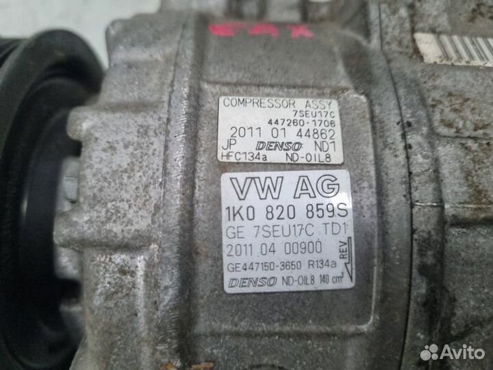 Компрессор кондиционера Volkswagen Golf 6 5K CAX