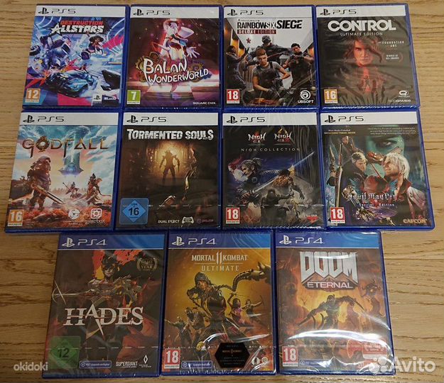 Диски для ps4 ps5