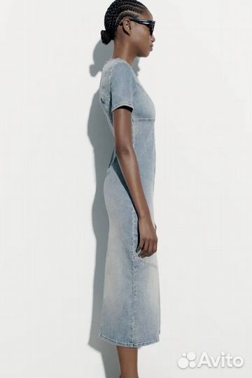 Платье джинсовое