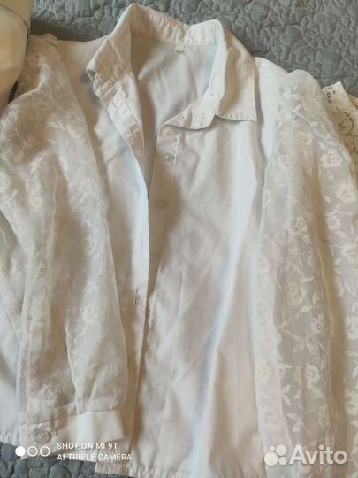 Школьные блузки пакетом 128-134