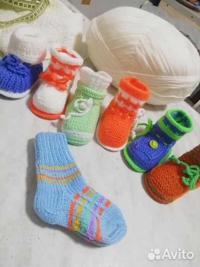 Носки вязаные ручной работы