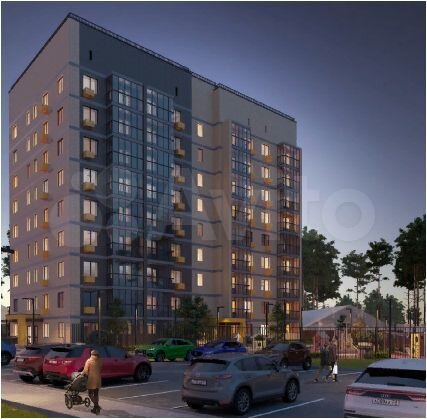 2-к. квартира, 47,9 м², 1/9 эт.