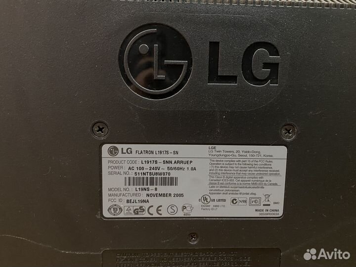 Монитор LG 19 Колонки Creative Портативный DVD LG