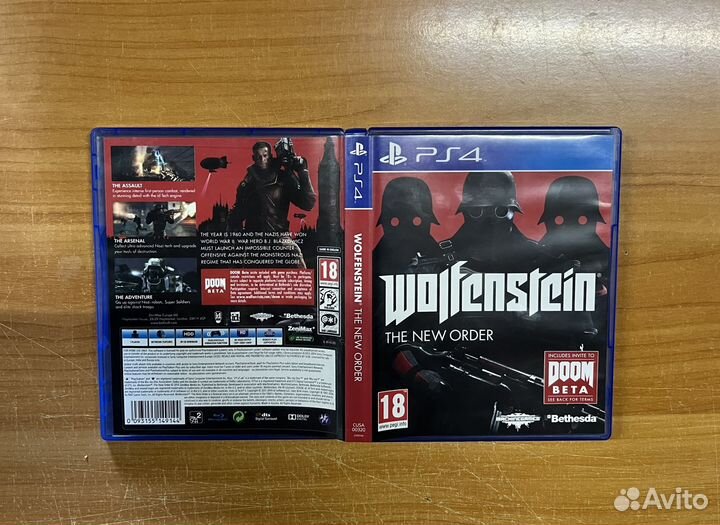 PS4 Wolfenstein the new Order (на русском)