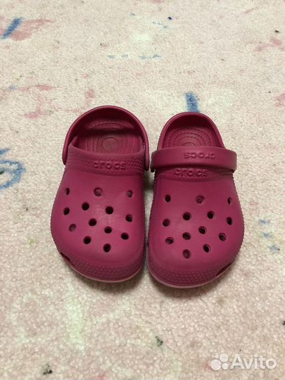 Сланцы детские crocs 25,5-26