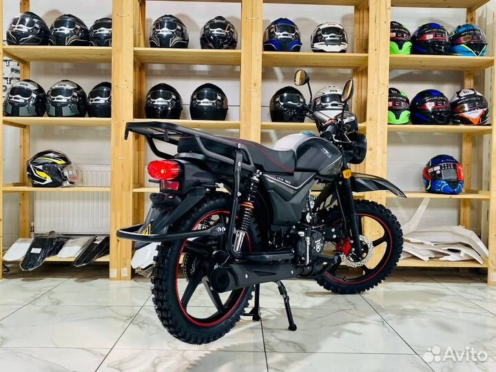 Мопед rockot alpha offroad LUX (черный матовый)