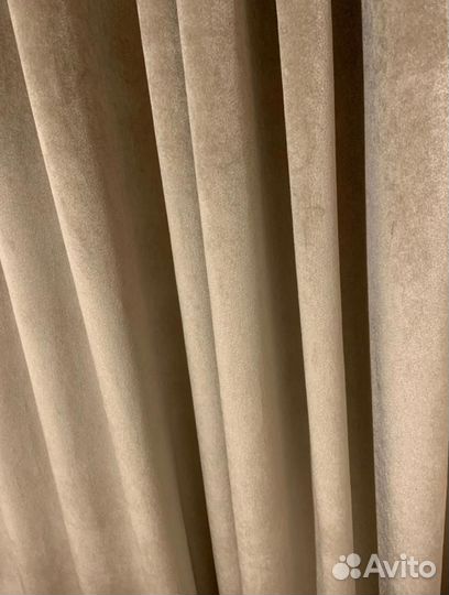 Шторы бархат готовый комплект 140х260