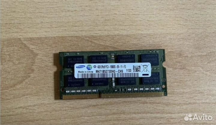 Samsung 4 гб DDR3 1600 мгц sodimm CL11