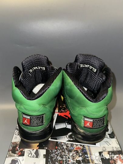 Кроссовки Air Jordan 5 Retro Apple Green оригинал