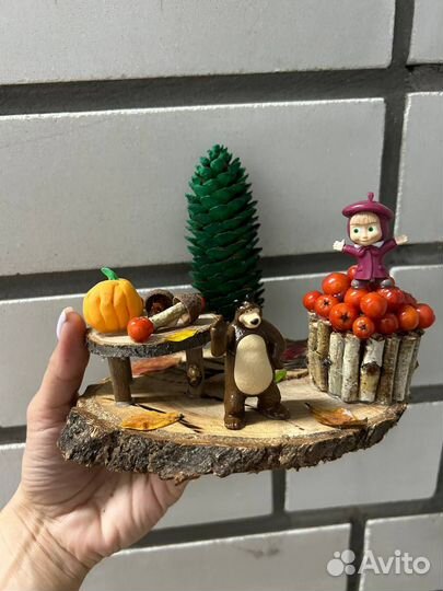 Поделка Маша и медведь В наличии