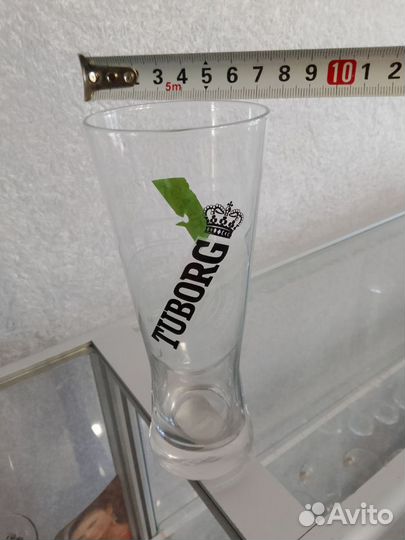 Бокал пивной Tuborg 0,5 с рельефом