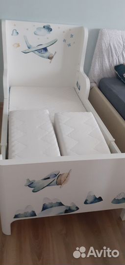 Детская кровать IKEA раздвижная Busunge