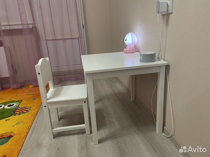 Детский столик и стулчик икея