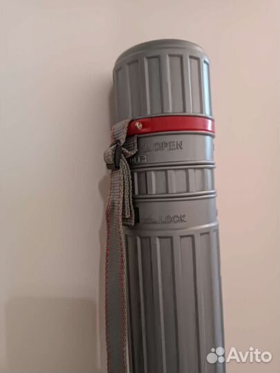 Тубус для чертежей телескопический на ремне