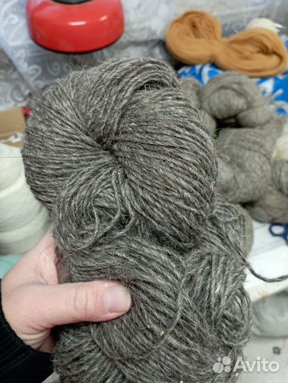 Пряжа собачья шерсть для вязания
