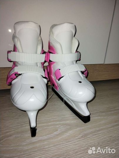 Новые раздвижные коньки для девочки