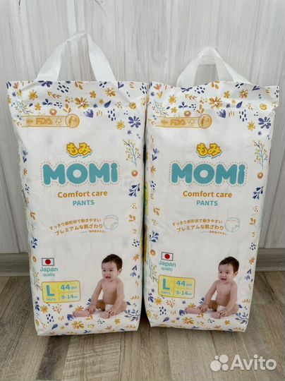 Подгузники трусики momi comfort М L XL