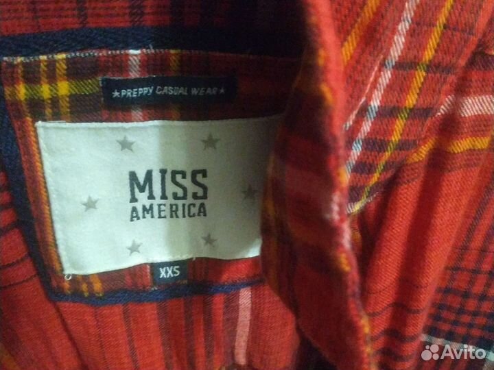 Рубашка клетка xxs