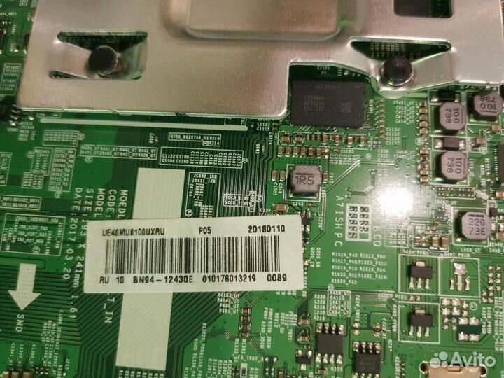 Телевизор Samsung UE40MU6100U по запчастям