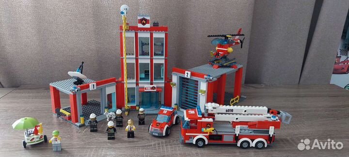 Lego City пожарная часть 60110