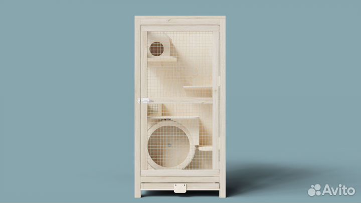 Клетка Витрина для Шиншилл Дегу Белки Дом Грызунов