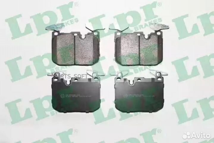 05P1851 Колодки тормозные BMW 1 F20/F21/3 F30 11- передние LPR