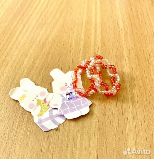 Кольцо из бисера