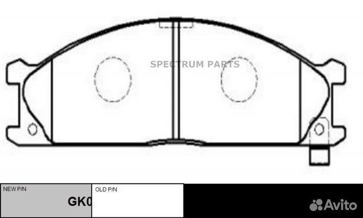 CTR CKN107 Тормозные колодки CTR
