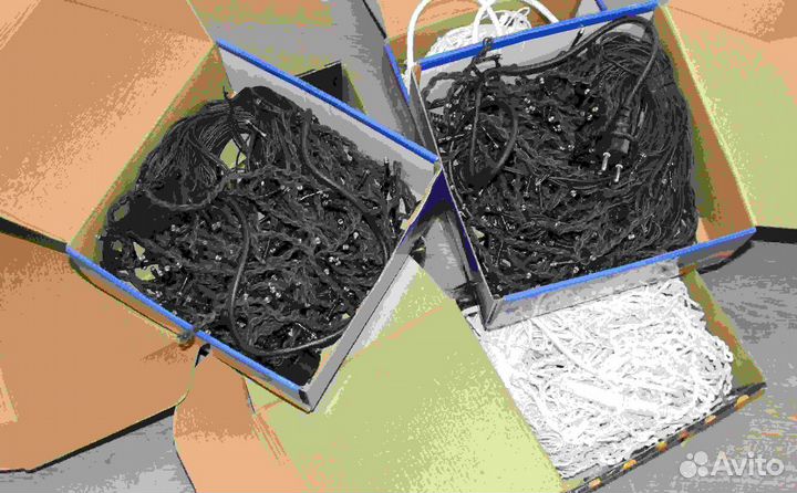 Гирлянда бахрома 25м