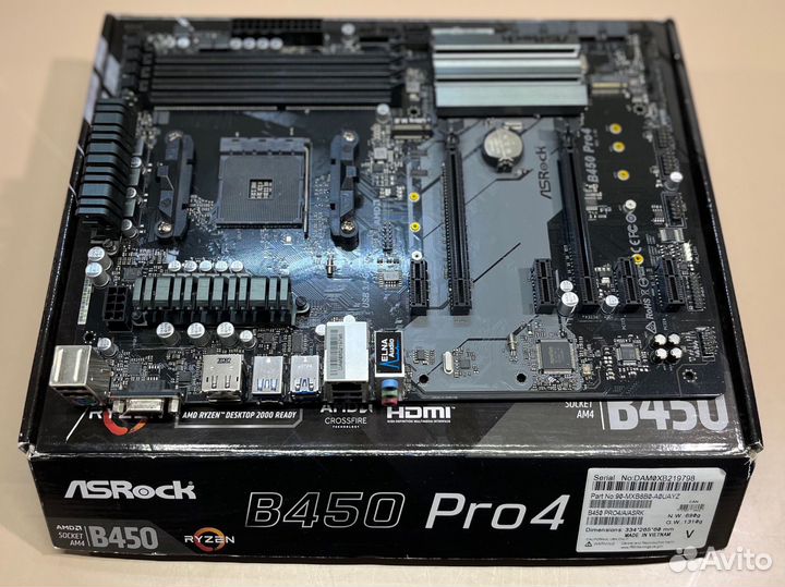 Материнская плата AsRock B450 Pro4