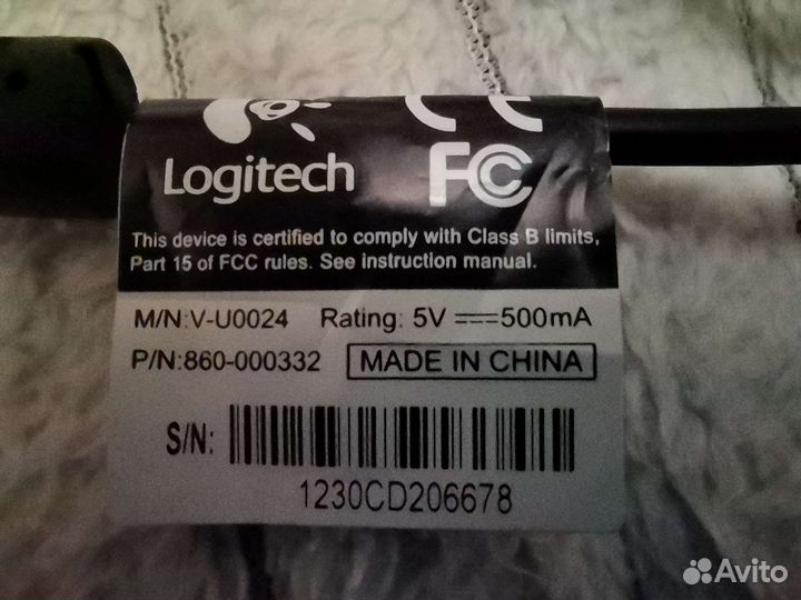 Веб-камера Logitech
