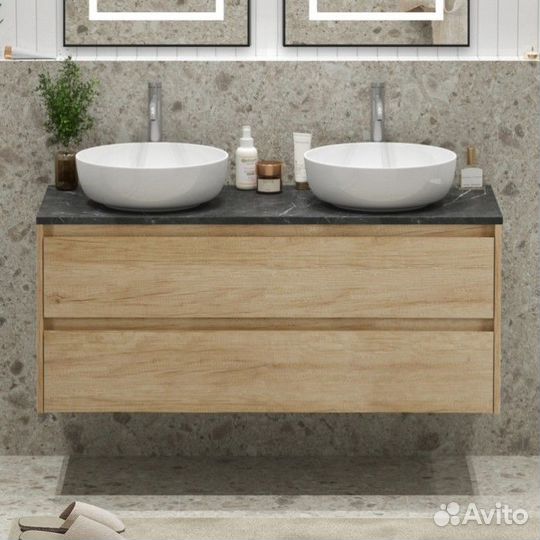 Мебель для ванной BelBagno Kraft-1200-KEP-120-2-MNO Rovere Nebrasca Nature