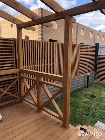 Беседка,терраса,отделка бани,веранды