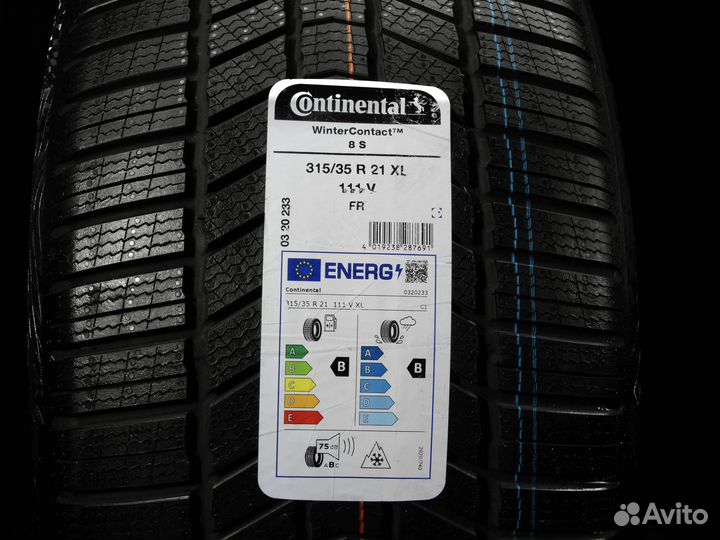 Continental WinterContact 8S 275/40 R21 и 315/35 R21 101V