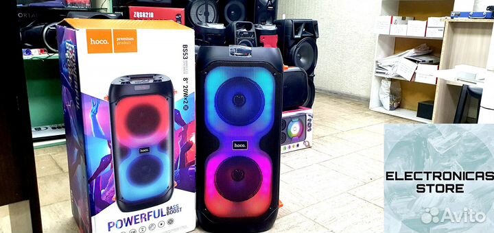 Беспроводная Колонка Большая Hoco BS-53 Черн