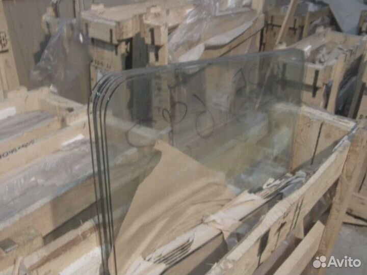 Стекло дверное левое верхнее Shanlin