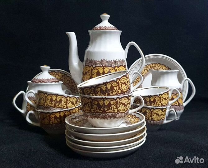 Сервиз кофейный рижский , фарфор СССР