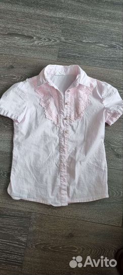Школьная рубашка на девочку