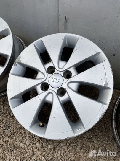 Литые диски R15 4x100 (dia 54,1) Kia Оригинал