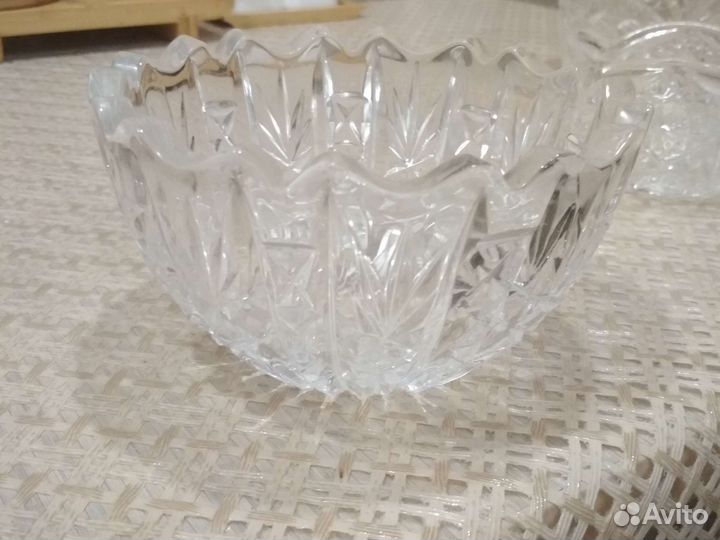 Хрусталь конфетницы,салатницы СССР