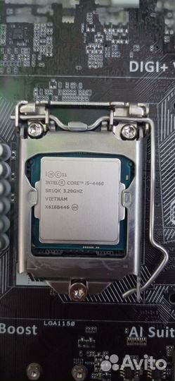 Комплект asus Z 97-К + intel I 5 4460