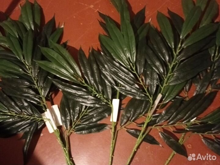 Ветка Ивы искусственная зелень 65см