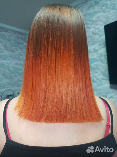 Кератиновое выпрямление волос ищу модель