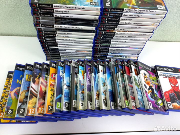 60 дисков Sony PS2 (лицензия)