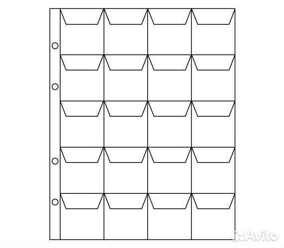 Листы для монет Optima и папки