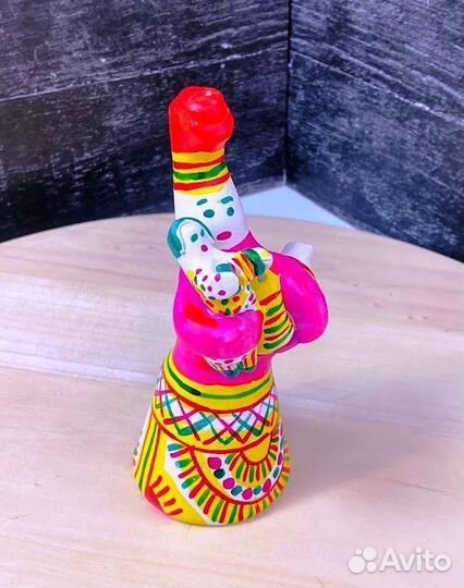 Филимоновская игрушка№41 Барыня с ребенком