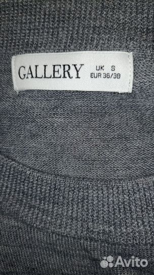 Тонкий свитер Gallery s шерсть Merino